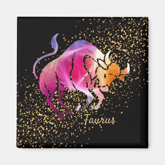 Imán Rótulo Taurus - Zodiac (Frente)