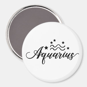 Imán Rótulo Zodiac Aquarius