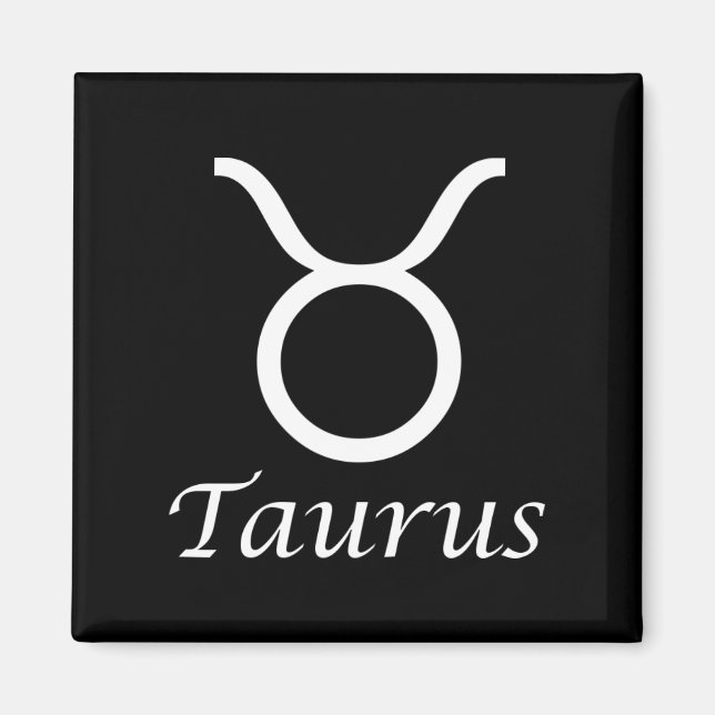 Imán Rótulo Zodiaco "Taurus" (Frente)