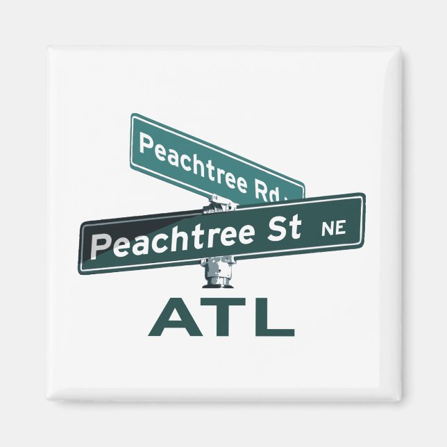Imán RÓTULOS ATL Peachtree (Frente)