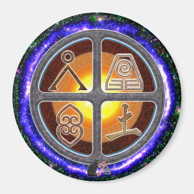 Imán Rótulos terrestres (Frente)