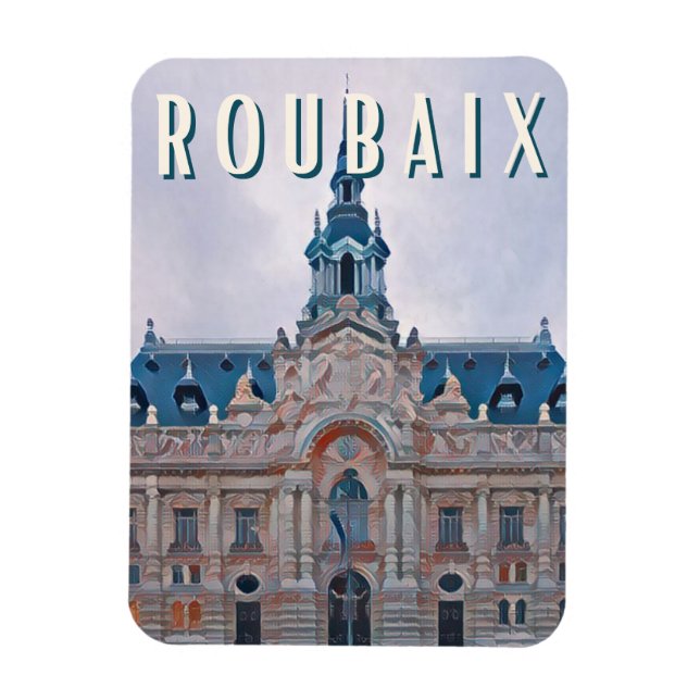 Imán Roubaix Photo Vintage (Vertical)