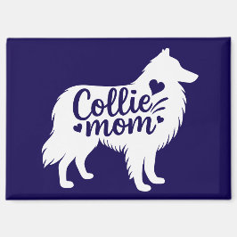 Imán Rough Collie Mom Magnet