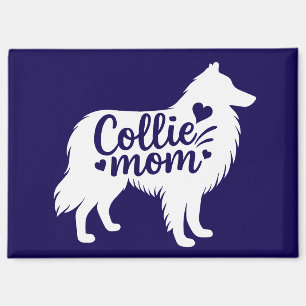 Imán Rough Collie Mom Magnet