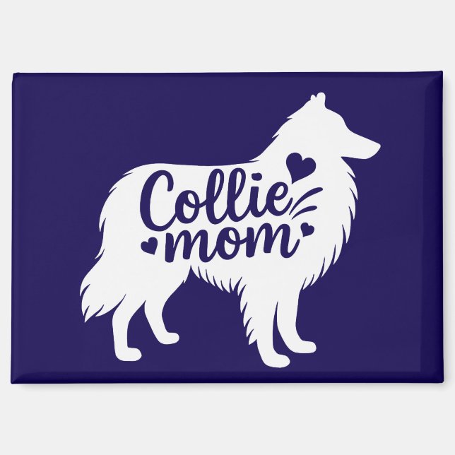 Imán Rough Collie Mom Magnet (Anverso)