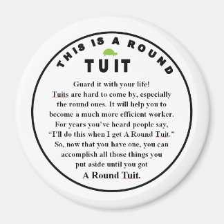 Imán ROUND TUIT stick on
