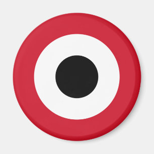 Imán Roundel de la Fuerza Aérea Yemení