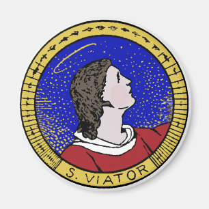 Imán Roundel de San Viador de Lyon el Catecista (LD 01)