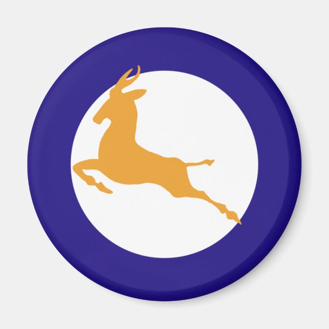 Imán Roundel de Sudáfrica (Frente)