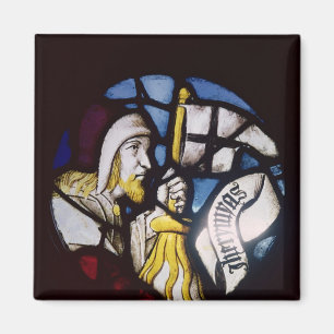 Imán Roundel del profeta Jeremiah, siglo XV