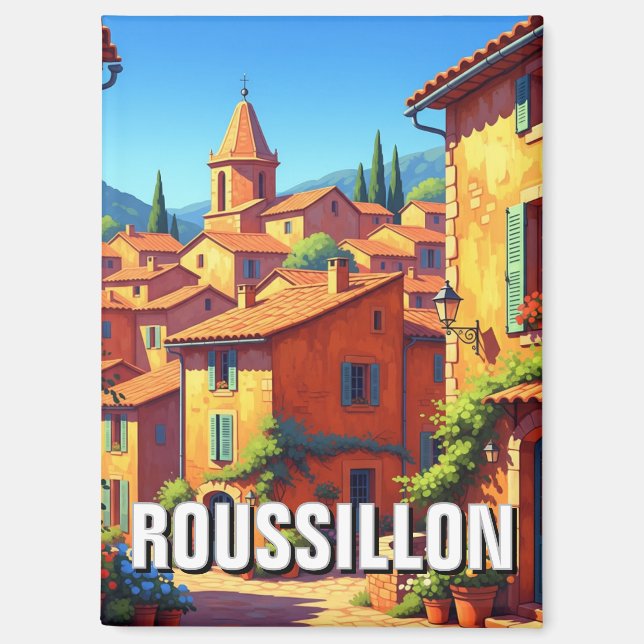 Imán Roussillon France (Anverso)