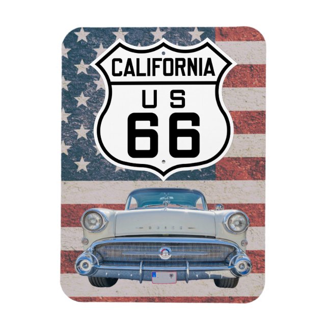 Imán Route 66 California Magnet (Vertical)