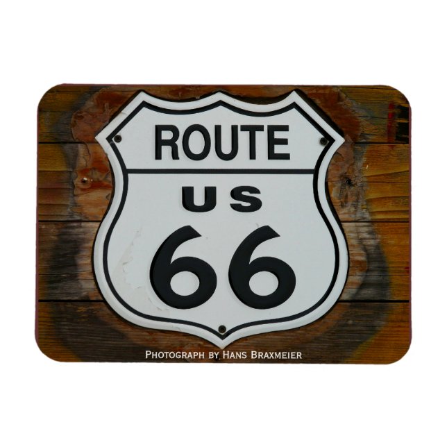 Imán Route 66 Shield Magnet (Horizontal)