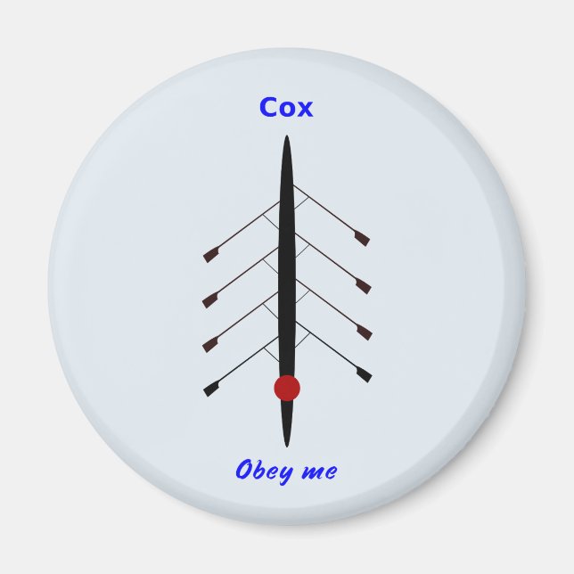 Imán Rowing cox me obedece (Frente)