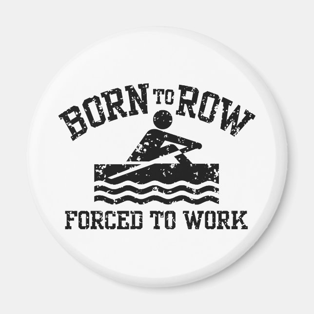 Imán Rowing Funny (Frente)