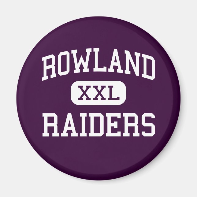 Imán Rowland - Raiders - High - Rowland Heights (Frente)