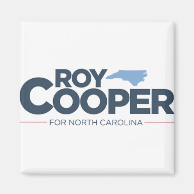 Imán Roy Cooper por gobernador de Carolina del Norte (Frente)