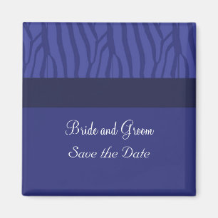 Imán Royal Blue Save the Date