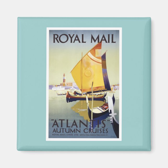 Imán Royal Mail Atlantis (Frente)