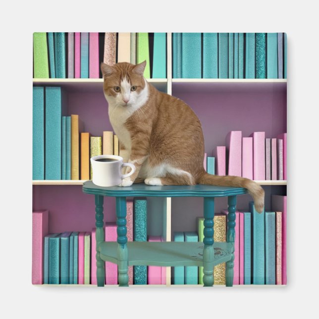 Imán RRHFH Coffee Cat (Frente)