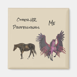 Imán RRHH Divertido Recursos Humanos Tú Yo Pegaso