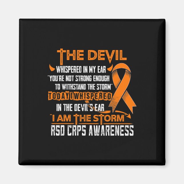 Imán Rsd Crps Conciencia Yo Soy La Tormenta Diablo (Frente)
