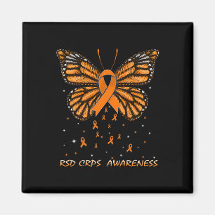 Imán RSD CRPS Sensibilización sobre la mariposa