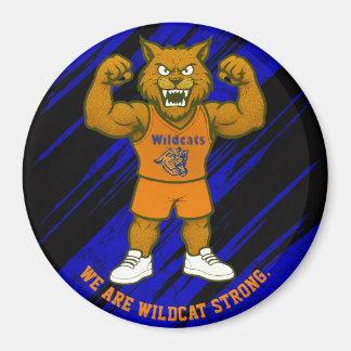IMÁN RSD WILDCATS DEPORTES MAGNET BLUE AND BLACK BG,