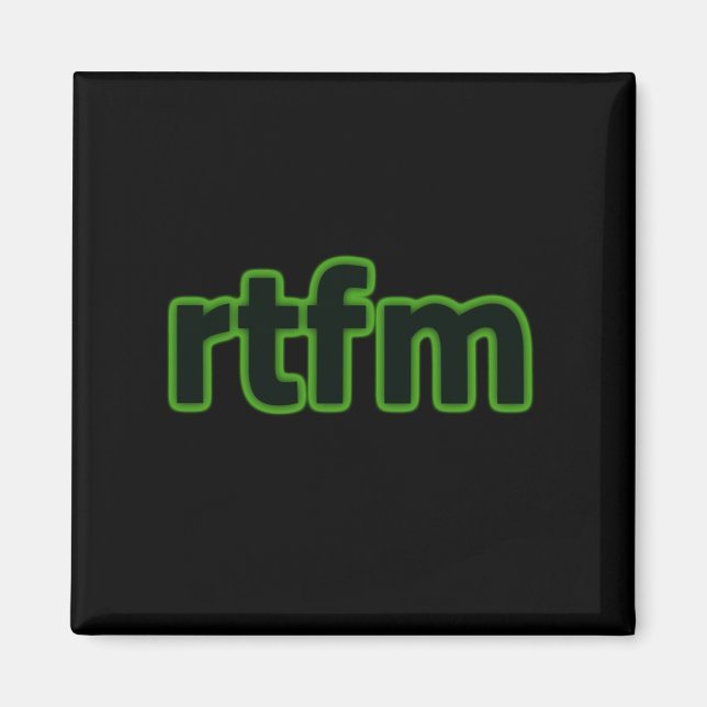 Imán rtfm (Frente)