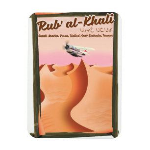 Imán Rub' al Khali, poster de vacaciones de Arabia Saud
