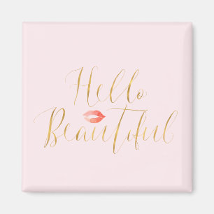Imán Rubor Pink Gold Hello Hermosos Labios