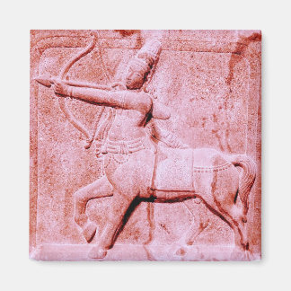 Imán Rubor Pink Sagittaritarius Fridge Magnet