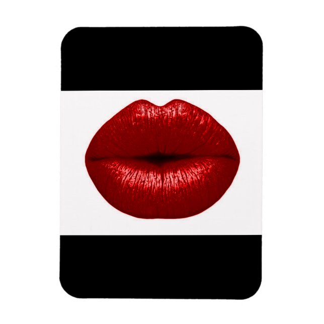 IMÁN RUBY RED LIPSTICK MAKEUP BEAUTY FASHION SALON LIPS (Vertical)