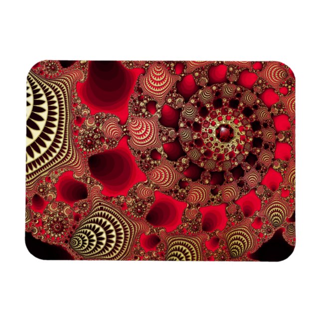 Imán Rubys y oro flexibles (Horizontal)