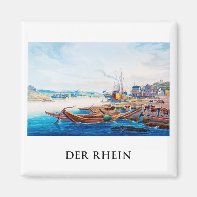 Imán Rüdesheim, Alemania 01C (Frente)