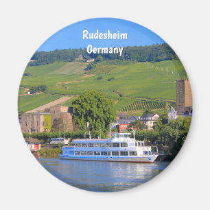 Imán Rudesheim, Alemania, barco de la travesía