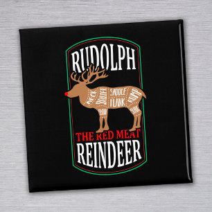 Imán Rudolph El Reno De Carne Roja