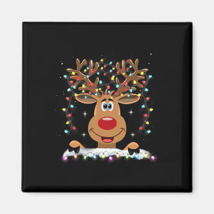 Imán Rudolph Nariz Roja Reno Santa Navidad 1 