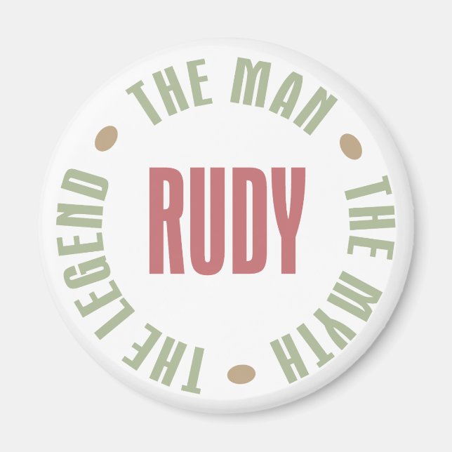Imán Rudy el hombre el mito la leyenda (Frente)