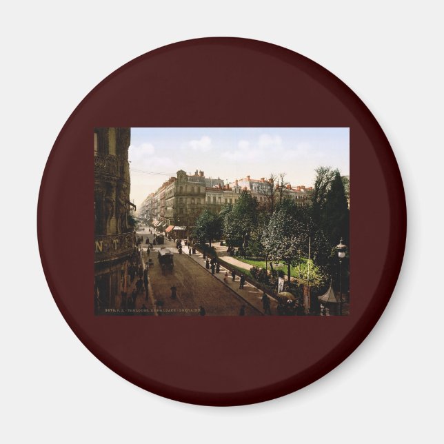 Imán Rue d'Alsace-Lorraine Toulouse Francia (Frente)