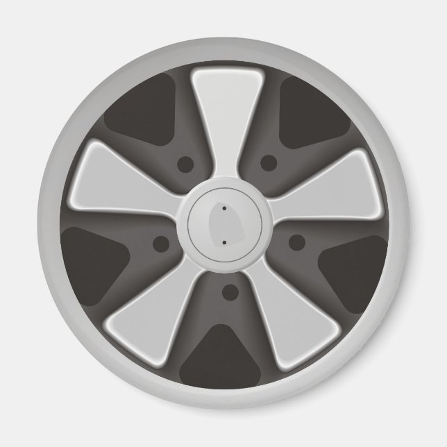 Imán Rueda de carreras de autos deportivos clásicos uti (Frente)