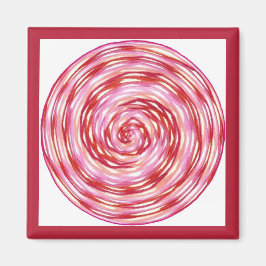 Imán Rueda de curación blanca rosada roja