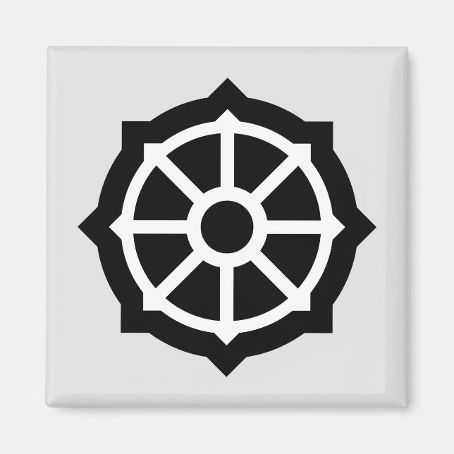 Imán Rueda de Dharma (Budismo, hinduismo) (Frente)