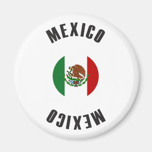 Imán Rueda de la bandera de México