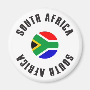 Imán Rueda de la bandera de Suráfrica