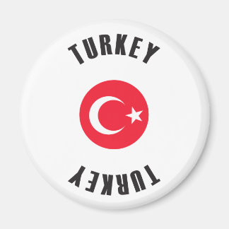 Imán Rueda de la bandera de Turquía