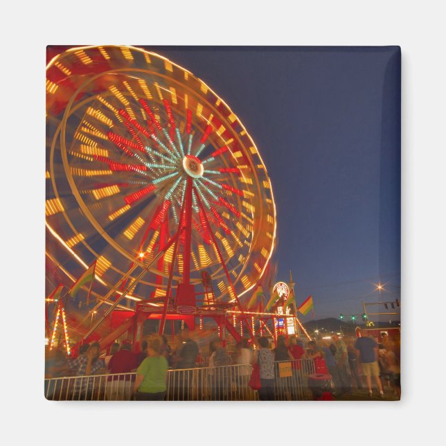 Imán Rueda de la fortuna al atardecer en el noroeste de (Frente)