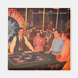 Imán Rueda de la Fortuna, Las Vegas, Nevada Vintage Cas