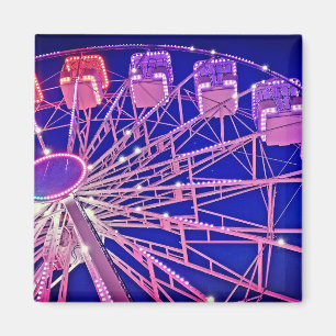 Imán Rueda de la fortuna roja y púrpura