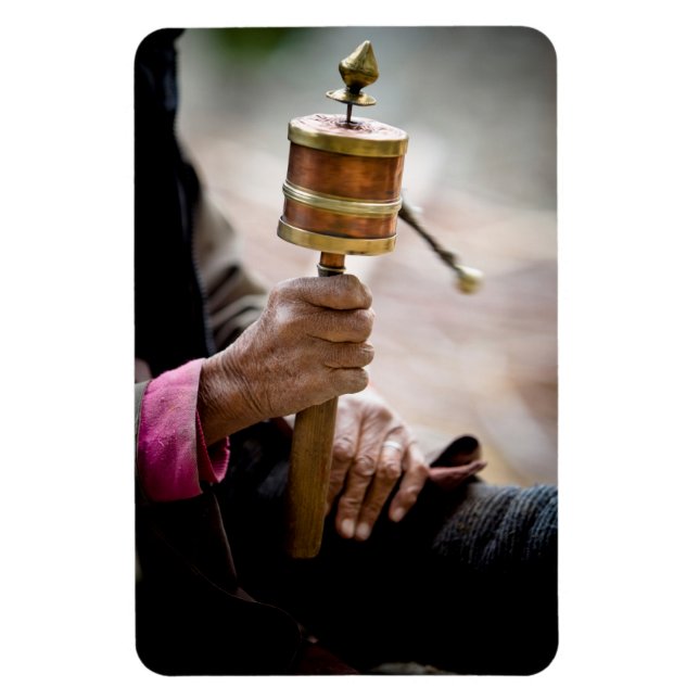 Imán Rueda de Oración, Ladakh, Cachemira (Vertical)